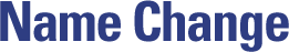 Name Change