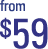 from $59