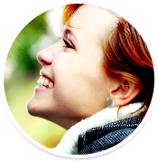 Close Up of Female Smiling