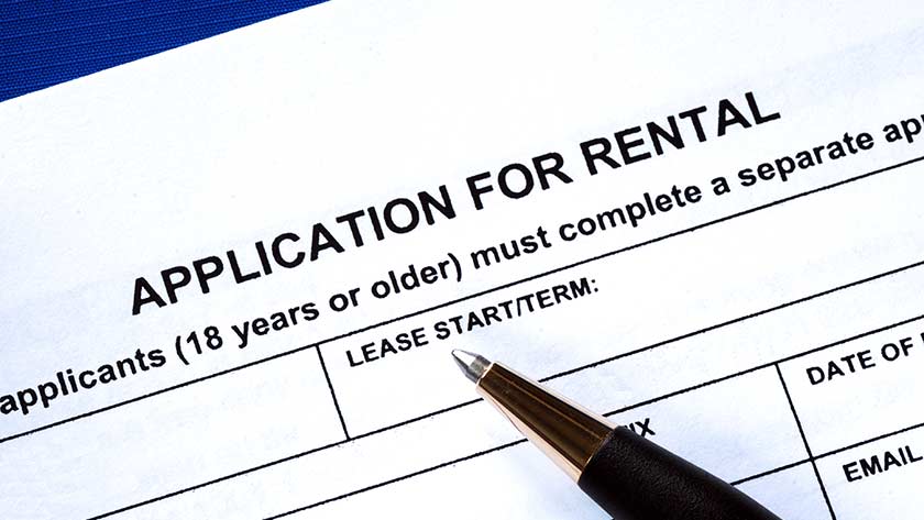 Application for rental