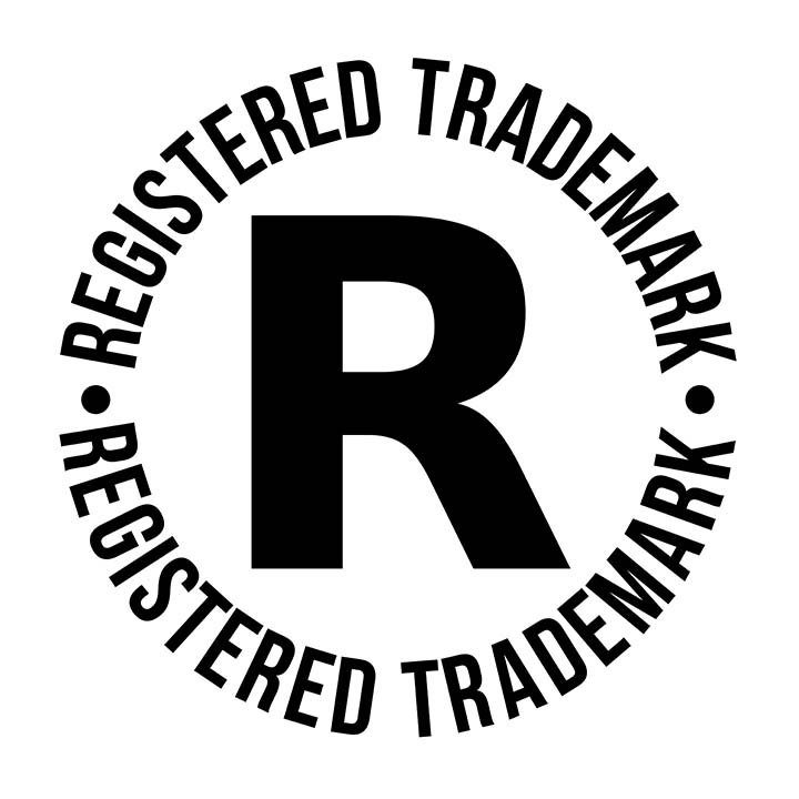 illustration of a registered trademark symbol 