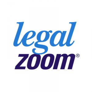 LegalZoom blue and white logo