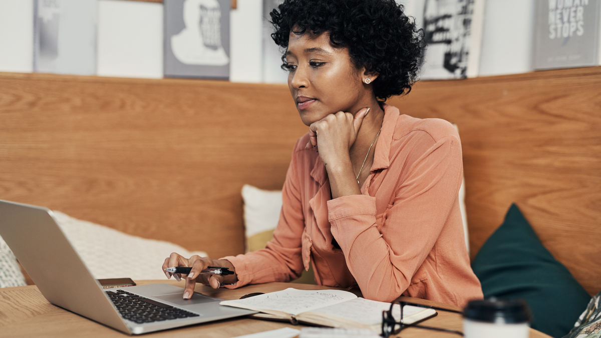 A woman looks at her laptop screen. Generally, you can stop worrying about an audit after three years, but sometimes the IRS can audit up to six years back, and rarely, even longer.