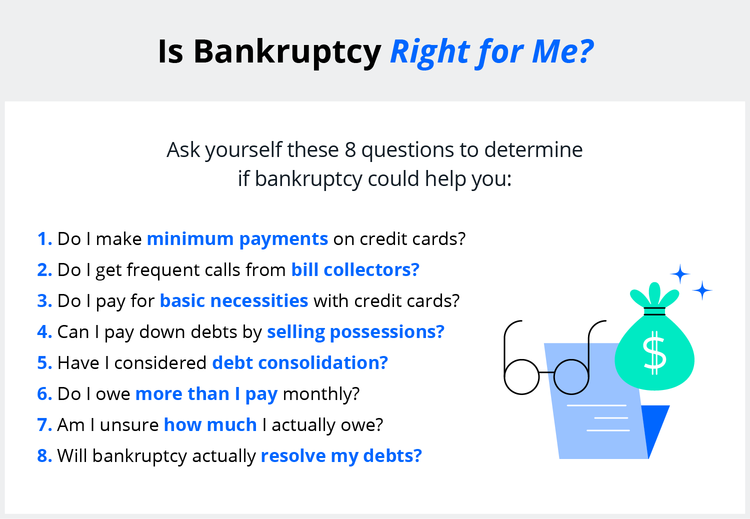 What to ask yourself before your file for bankruptcy