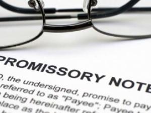 Secured promissory note vs. unsecured promissory note