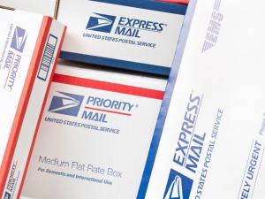 What is USPS first-class package service?